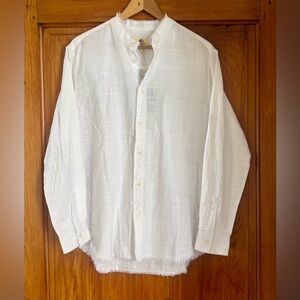 NWT Surfside Supply Men's Gauze White Button-Down
